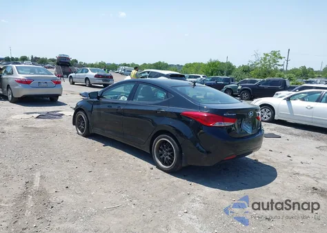 2013 Hyundai Elantra Limited из США, поврежденный, VIN KMHDH4AE0DU930843